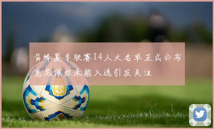黄蜂夏季联赛14人大名单正式公布克尼佩尔未能入选引发关注